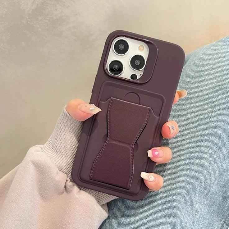 Luxury With Card Holder - Cute Phone Case For iPhone 15 Pro Max, 14, 13, 11, 12, XS, XR, X, 7, 8 Plus, and SE - Touchy Style .