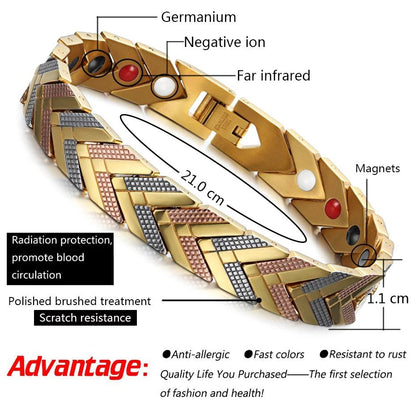 Magnetic Bracelets Bangle Charm Jewelry For Women&