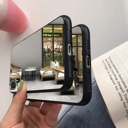 Makeup Mirror Cute Phone Case For Galaxy A51 A71 A50 A70 S9 S10 S20 S21 Plus Note 20 - Touchy Style .