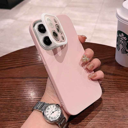 Matte Hard PC Lens Glass Full Protection Cute Phone Case for iPhone 12, 13, 14 Pro Max Cover - Touchy Style