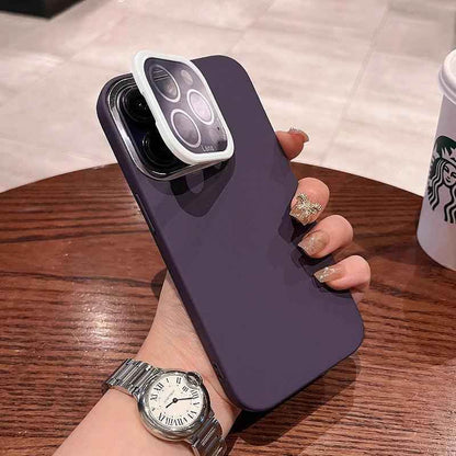 Matte Hard PC Lens Glass Full Protection Cute Phone Case for iPhone 12, 13, 14 Pro Max Cover - Touchy Style
