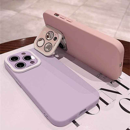 Matte Hard PC Lens Glass Full Protection Cute Phone Case for iPhone 12, 13, 14 Pro Max Cover - Touchy Style