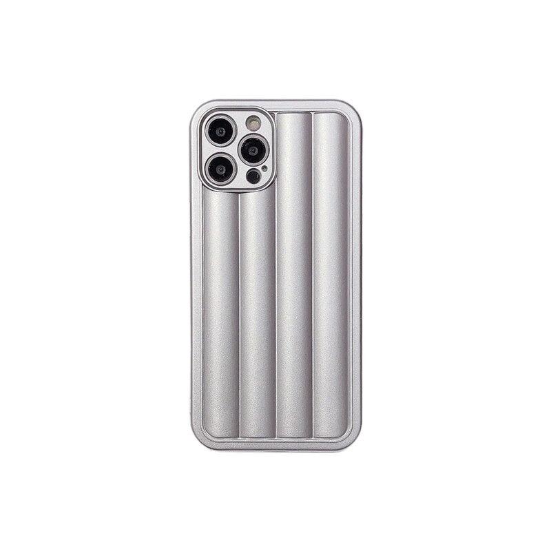 Matte Stripes Cute Phone Cases For iPhone 14, 13, 12 Pro Max, 11, 7 Plus, 8, XR, X, XS, and 13 Mini - Touchy Style .