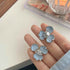 Metal Flower A6644 Fashion Stud Earring Charm Jewelry - Touchy Style