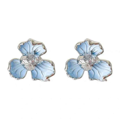 Metal Flower A6644 Fashion Stud Earring Charm Jewelry - Touchy Style