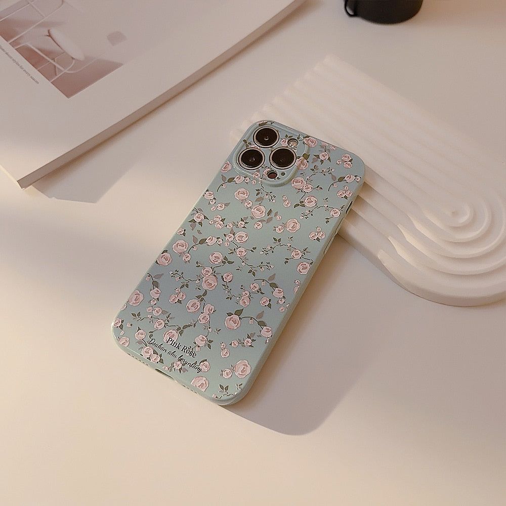 Mini Flowers Cute Phone Cases: Sweet Cover For iPhone 14 Pro Max, 14 Plus, 13, 12, 11 - Touchy Style .