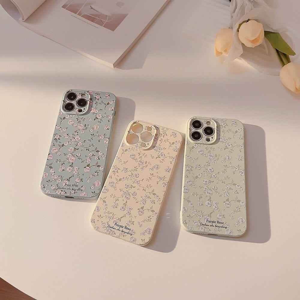 Mini Flowers Cute Phone Cases: Sweet Cover For iPhone 14 Pro Max, 14 Plus, 13, 12, 11 - Touchy Style
