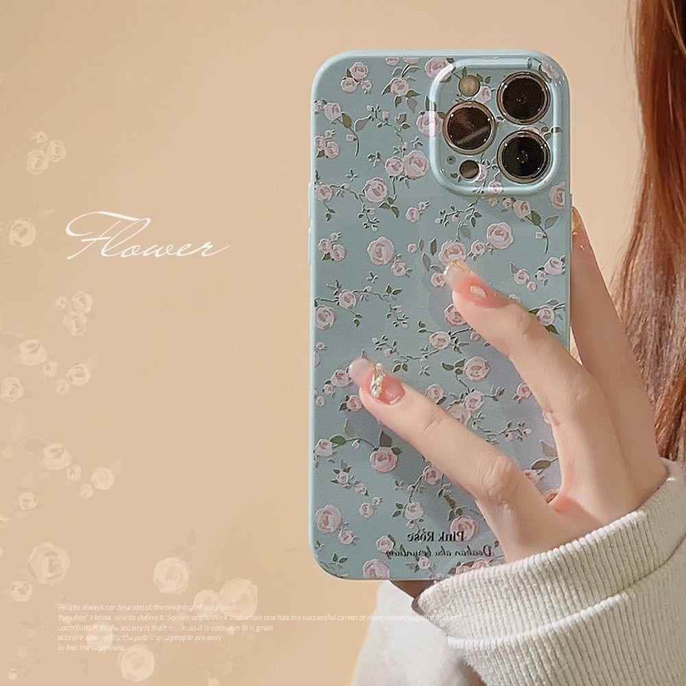 Mini Flowers Cute Phone Cases: Sweet Cover For iPhone 14 Pro Max, 14 Plus, 13, 12, 11 - Touchy Style