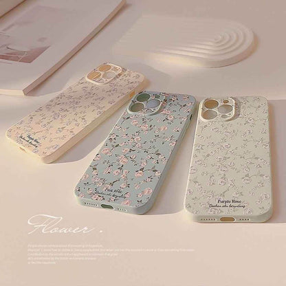Mini Flowers Cute Phone Cases: Sweet Cover For iPhone 14 Pro Max, 14 Plus, 13, 12, 11 - Touchy Style