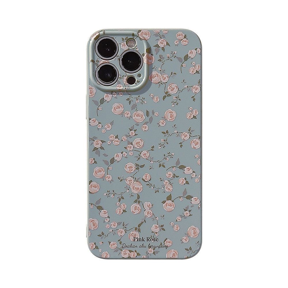 Mini Flowers Cute Phone Cases: Sweet Cover For iPhone 14 Pro Max, 14 Plus, 13, 12, 11 - Touchy Style .