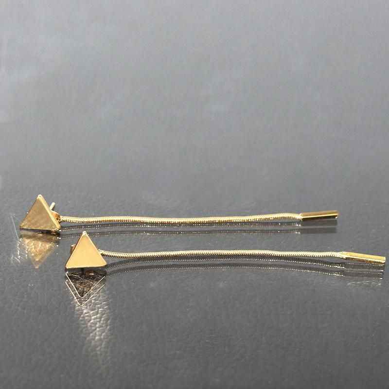 Mini Triangle Long Earring Charm Jewelry GN147 - Touchy Style