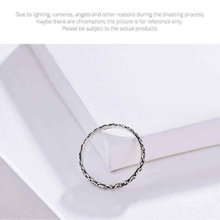 Minimalist 2mm 925 Sterling Silver Band Finger Ring - Charm Jewelry (GX319) - Touchy Style