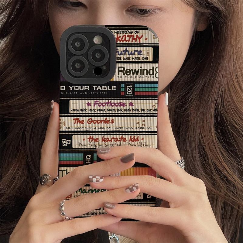 Ladies' Transparent Phone Case Compatible With Apple iPhone  X/xr/xs/11/12/13/14 And Plus Models, Creative And Minimalist Design