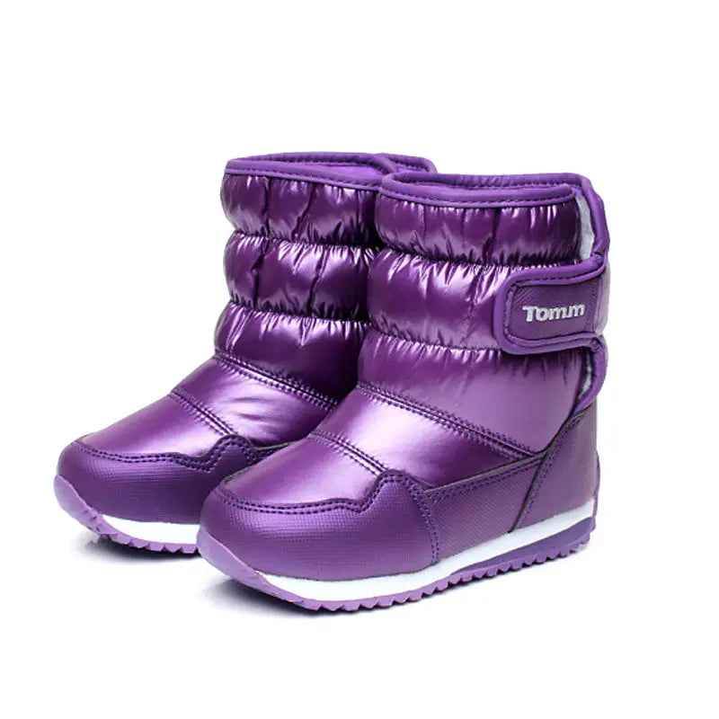 MS8047 Children Casual Shoes - Candy Colors - Plush Lining Boots - Touchy Style