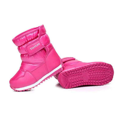 MS8047 Children Casual Shoes - Candy Colors - Plush Lining Boots - Touchy Style