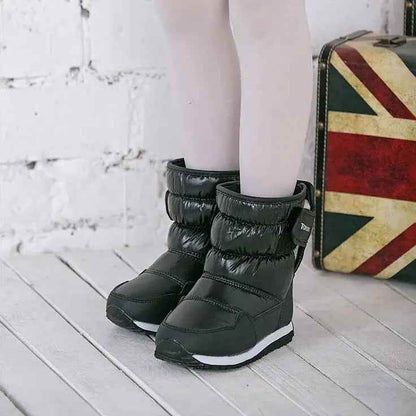 MS8047 Children Casual Shoes - Candy Colors - Plush Lining Boots - Touchy Style