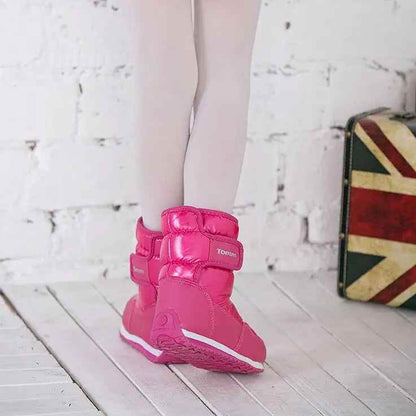 MS8047 Children Casual Shoes - Candy Colors - Plush Lining Boots - Touchy Style