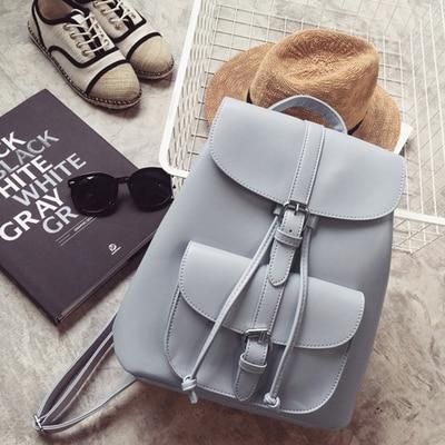 Women Backpack with Purse Bag Female PU Leather Embossing High