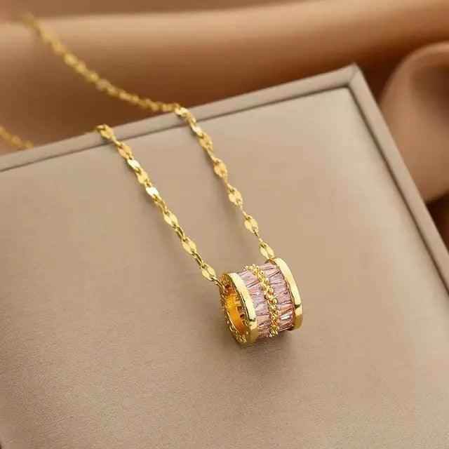 Necklaces Charm Jewelry Geometric Crystal Pendant DM20X106 - Touchy Style