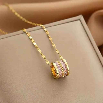 Necklaces Charm Jewelry Geometric Crystal Pendant DM20X106 - Touchy Style