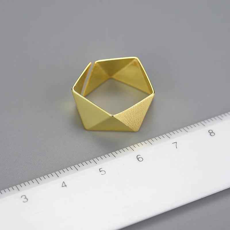 Origami LFJD0155 Finger Ring Charm Jewelry - 925 Sterling Silver - Touchy Style