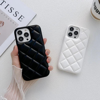 Plain Diamond Shape Cute Phone Cases For iPhone 15 14 11 12 13 Pro X XR XS Max 7 8 Plus (A) - Touchy Style