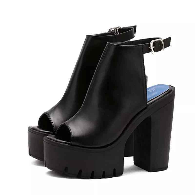 Platform High Heels Sandals Women&