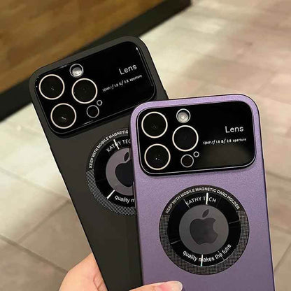 Plating Protection PC Hard Magnetic Phone Case for iPhone 11, 12, 13, 14, 15 Pro Max - Cute Cover - Touchy Style