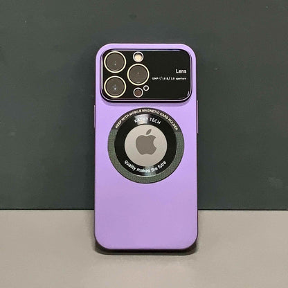 Plating Protection PC Hard Magnetic Phone Case for iPhone 11, 12, 13, 14, 15 Pro Max - Cute Cover - Touchy Style