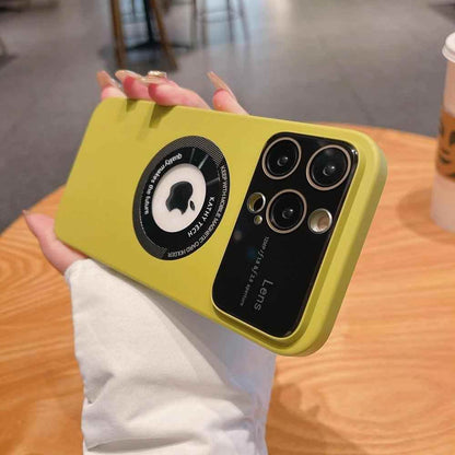 Plating Protection PC Hard Magnetic Phone Case for iPhone 11, 12, 13, 14, 15 Pro Max - Cute Cover - Touchy Style