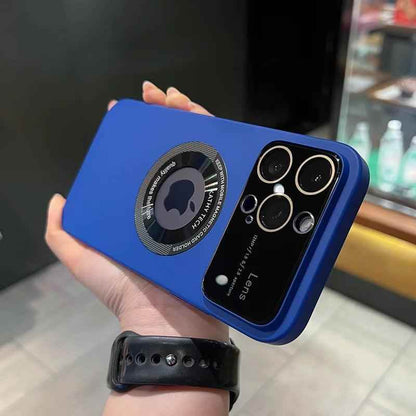 Plating Protection PC Hard Magnetic Phone Case for iPhone 11, 12, 13, 14, 15 Pro Max - Cute Cover - Touchy Style