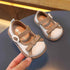 Pretty Plaid Pattern Toddler Baby Girl Leather Casual Shoes - TH405 - Touchy Style
