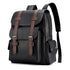 QHY975 Cool Backpack - PU Leather Schoolbag For Teenagers Boys - Touchy Style