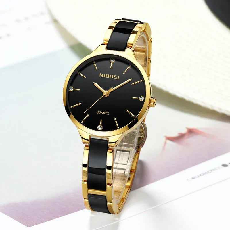 Quartz Luxury Women Simple Watch GSWA56 Creative Ceramic Band - Touchy Style