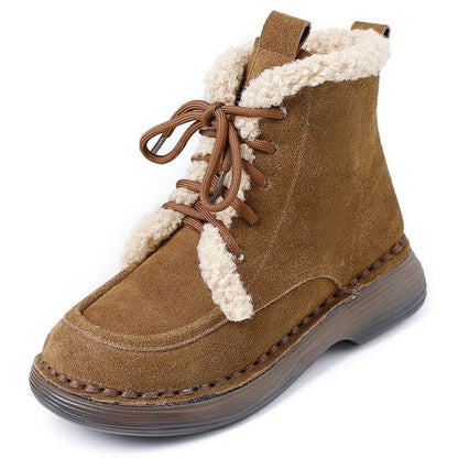 qx1215-handmade-womens-casual-shoes-suede-leather-ankle-boots
