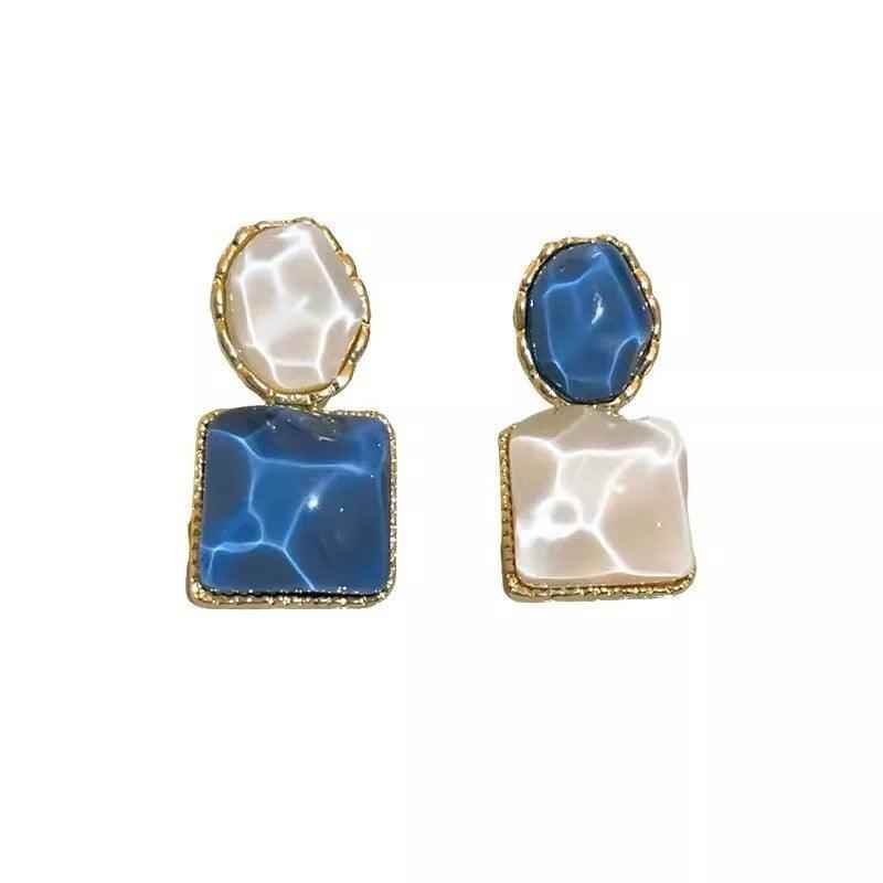 RB335 Irregular Sweet Drop Earrings: Fine Resin Charm Jewelry with Fashion Flair - Touchy Style