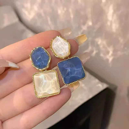 RB335 Irregular Sweet Drop Earrings: Fine Resin Charm Jewelry with Fashion Flair - Touchy Style