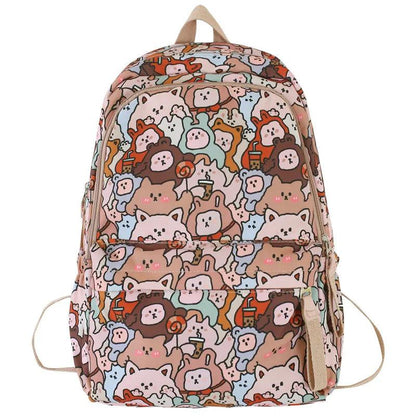 RBCB226 Cool Backpack - Graffiti Laptop Cartoon Book Bag - Touchy Style