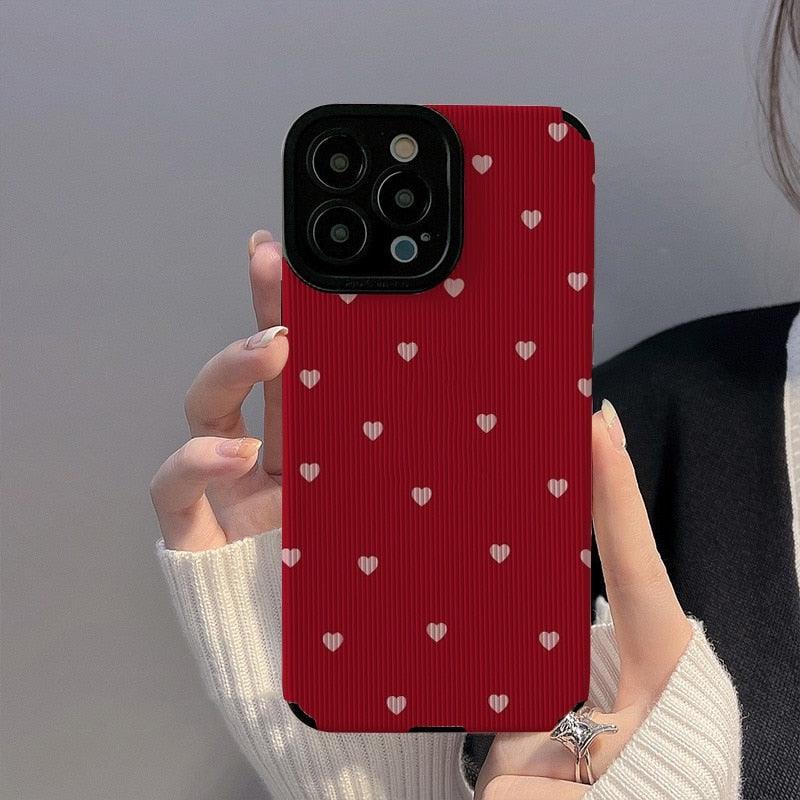 Fashion Square Leather Phone Case For iPhone 11 12 Pro Max XS MAX