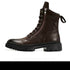 Retro Genuine Leather Motorcycle Mid-calf Boots - Men&