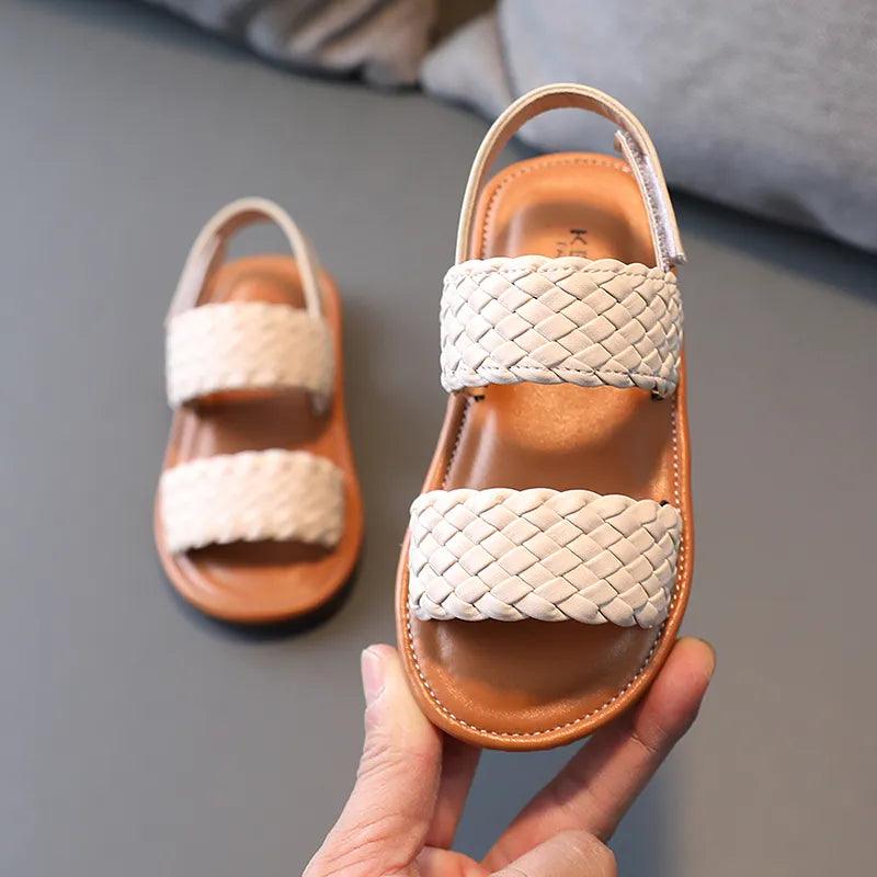 Retro Weave Sliders TF314 Toddler Casual Shoes for Girls and Children Sandals - Touchy Style .