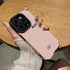 "Rich" Cute Solid Simple English Letter Phone Case for iPhone 15, 14, 13, 12, 11 Pro Max, 14, 15 Plus, 12, 13 Mini - Touchy Style .