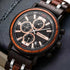 S18 Simple Wooden Watch: Stylish Chronograph for Men - Touchy Style