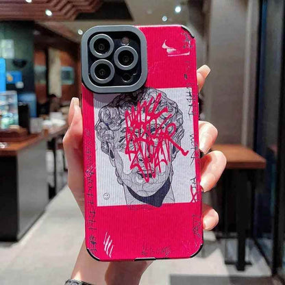 SCACPC229 Cute Phone Case For Galaxy S22 S23 Ultra S21 S20 FE Plus A52 50 51 53 71 73 32 01 03 11 12 12 21s 20 - Rose Graffiti Pattern - Touchy Style