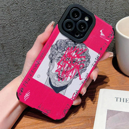 SCACPC229 Cute Phone Case For Galaxy S22 S23 Ultra S21 S20 FE Plus A52 50 51 53 71 73 32 01 03 11 12 12 21s 20 - Rose Graffiti Pattern - Touchy Style