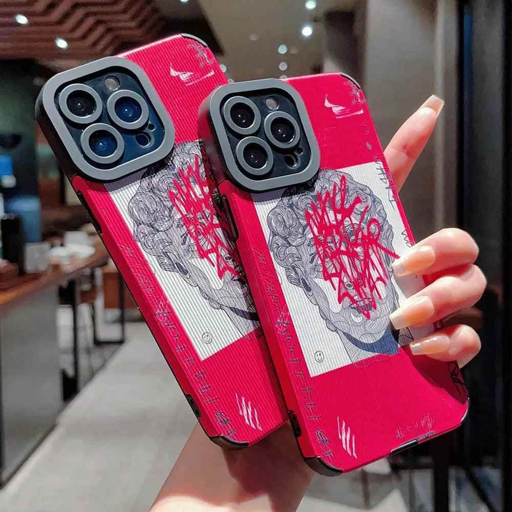 SCACPC229 Cute Phone Case For Galaxy S22 S23 Ultra S21 S20 FE Plus A52 50 51 53 71 73 32 01 03 11 12 12 21s 20 - Rose Graffiti Pattern - Touchy Style