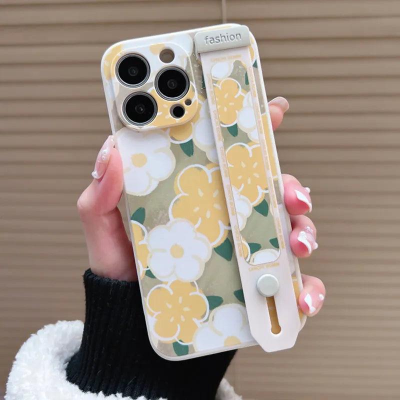SCBCPC Cute Phone Case for Galaxy S22, S21, S23, S20 FE, Plus, Ultra, A51, 50, 53, 71, 54, 34, 12, 52s, 72, 32, 21, Note 20 - Flower Pattern - Touchy Style