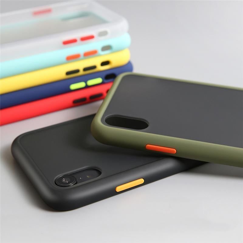 Shadow Anti-knock Cute phone Case For iPhone 7 8 6 6s Plus SE XR X XS Max 11 Pro Max - Touchy Style .