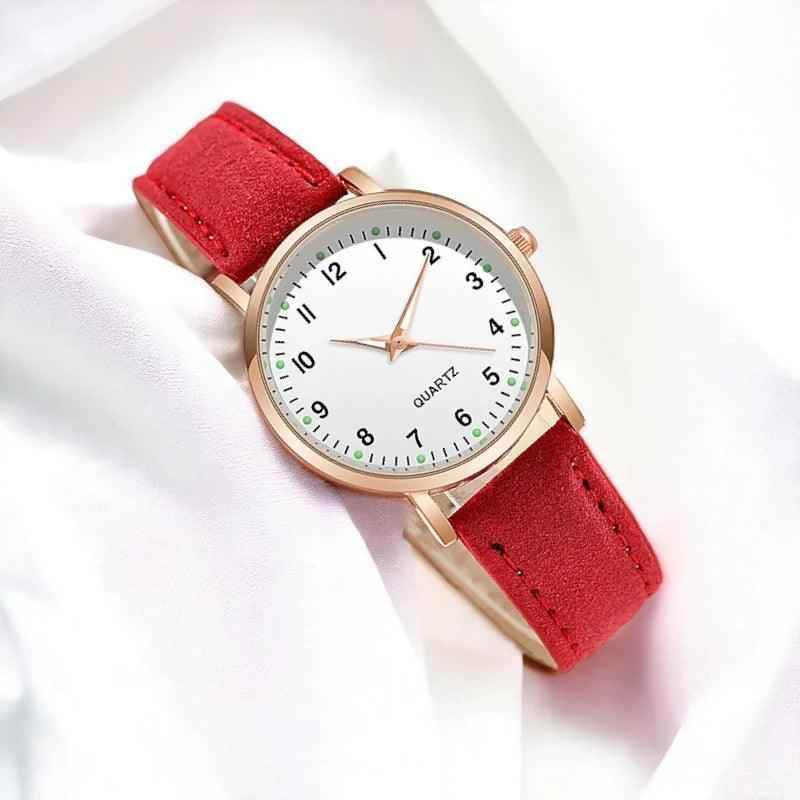 Simple Cheap Watches For Women Vintage Leather Strap Casual Sports Dress Watch - Touchy Style