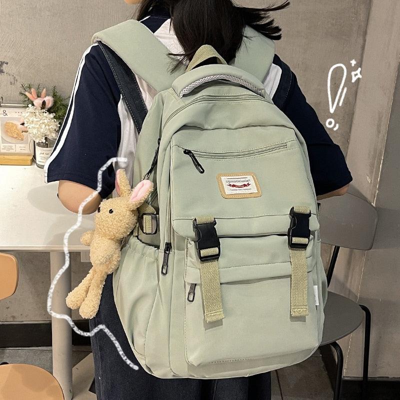 Waterproof,Lightweight,Business Casual Retro Mini Flip Backpack Ladies  Handbag Large Capacity Casual Shoulder Bag Versatile Fashion Korean Single